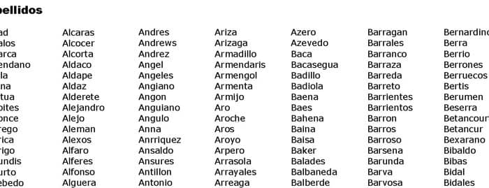 ¿Somos parientes por tener el mismo apellido?