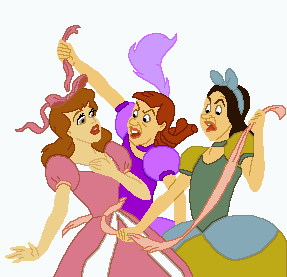 Griselda y Anastasia son hermanastras de Cenicienta Hermanastros o medio hermanos - Cenicienta es hermanastra de Griselda y Anastasia