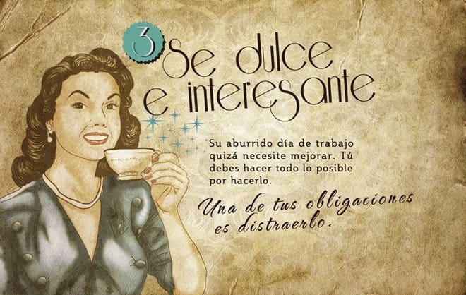 Machismo - La obligación de la mujer es distraer al marido Machismo - La obligación de la mujer es distraer al marido