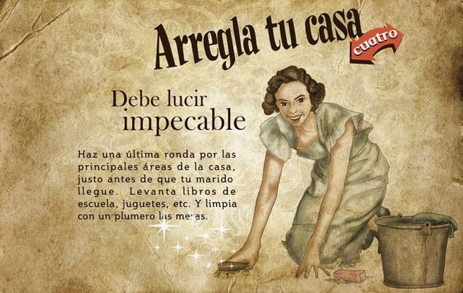 Machismo - Limpieza de la casa Machismo - Limpieza de la casa